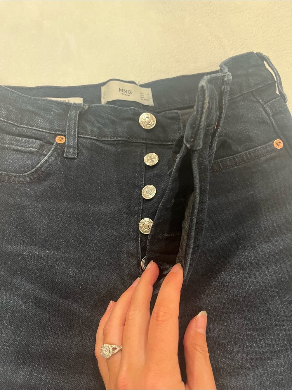 Mango MNG Denim "Gisele" Slim Straight Jeans - Size 4 - Picture 2 of 9